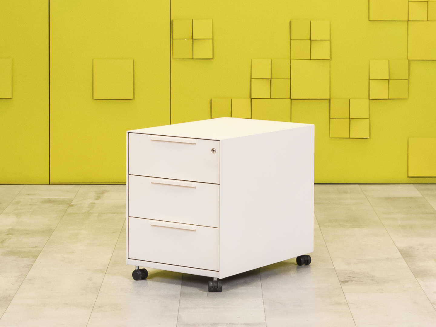 Офисная тумба выкатная Vitra Металл Белый Швейцария  ТВ3ЯБ-30016