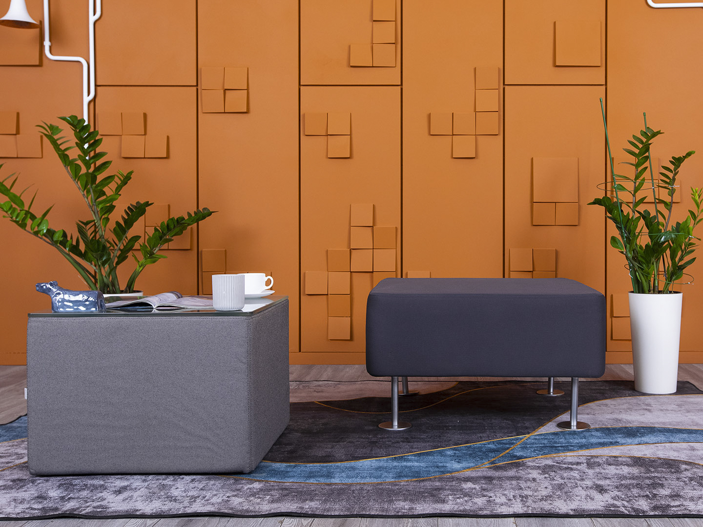 Мягкое кресло Profim Ткань Серый Wall-In SAN NEXU  (ПУФ1-07035)