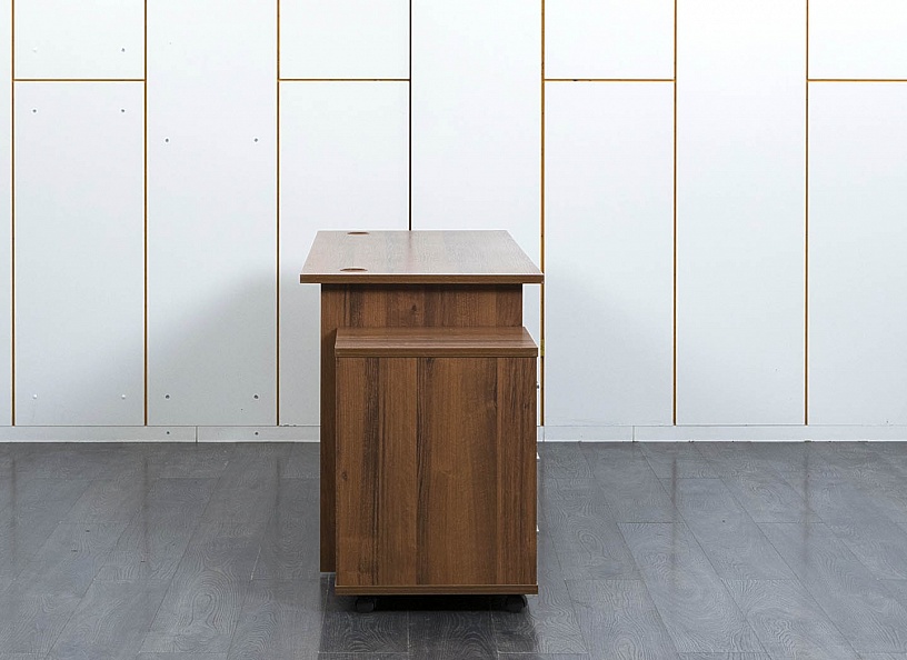 Комплект офисной мебели стол с тумбой  1 600х600х750 ЛДСП Орех   (СППХК-14121)