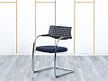 Конференц кресло для переговорной  Синий Ткань VITRA VISAVIS  (КДТН1-28113)