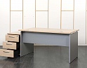 Купить Комплект офисной мебели стол с тумбой  1 400х800х720 ЛДСП Зебрано   (СППЗК-03021)