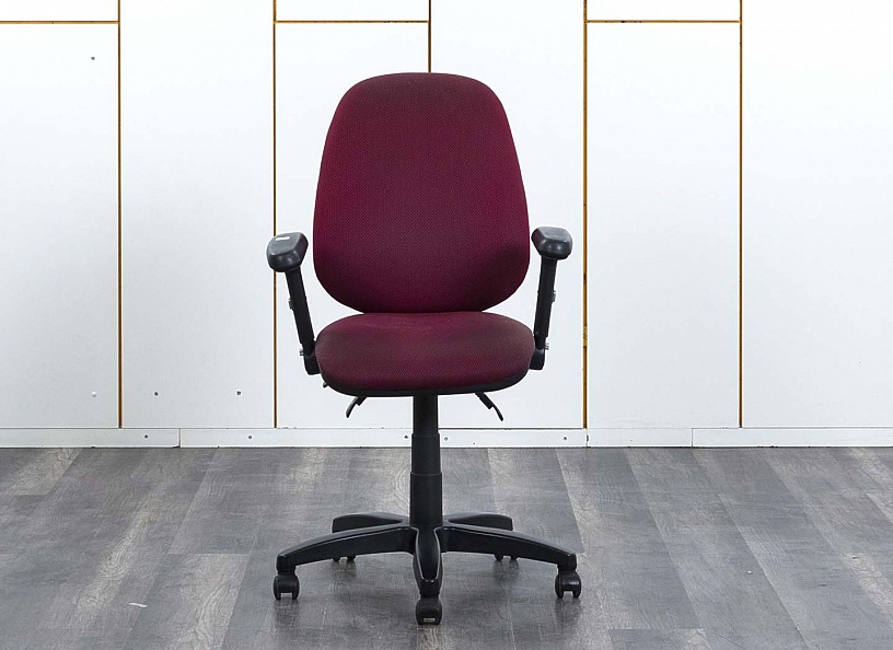 Офисное кресло для персонала   Ткань Красный   (КПТК-26122)
