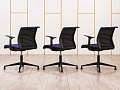 Конференц кресло для переговорной  Синий Ткань SteelCase   (УНТН-12128)