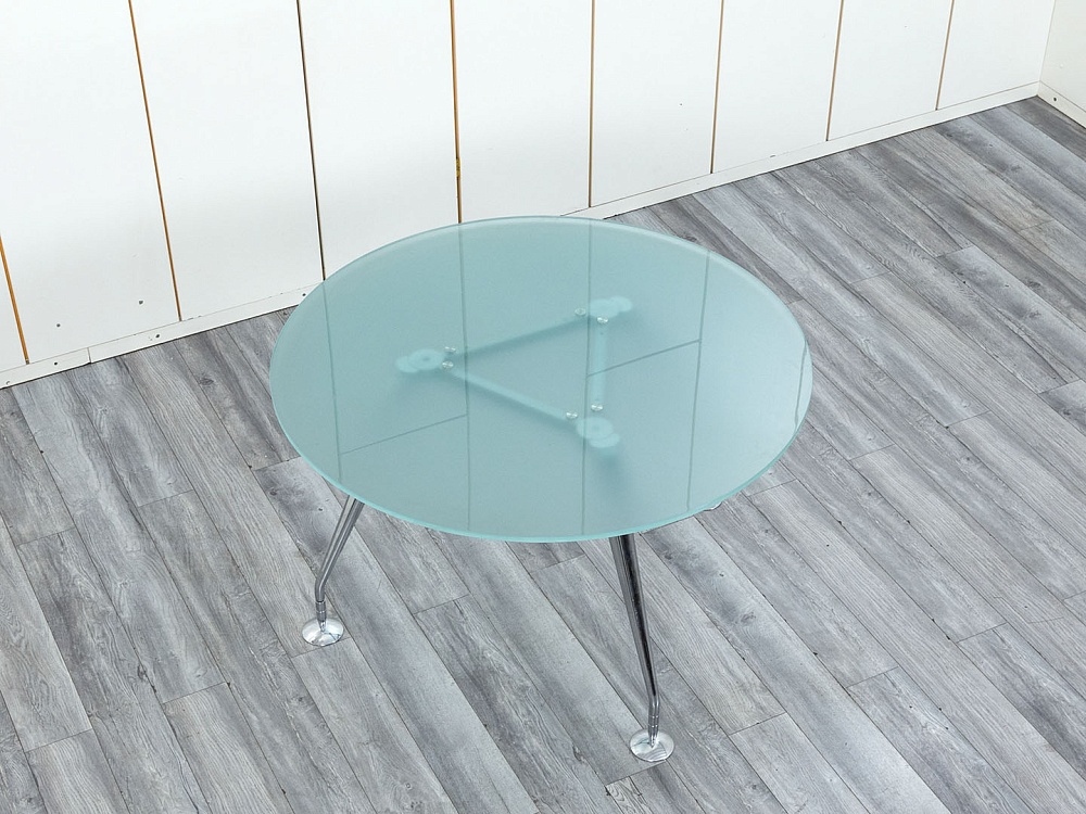 Офисный стол для переговоров  1 200х1 200х715 Стекло Прозрачный ENOSI EVO  (СГКС-04104)