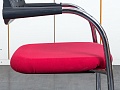 Конференц кресло для переговорной  Красный Ткань VITRA   (УДТК-07120)