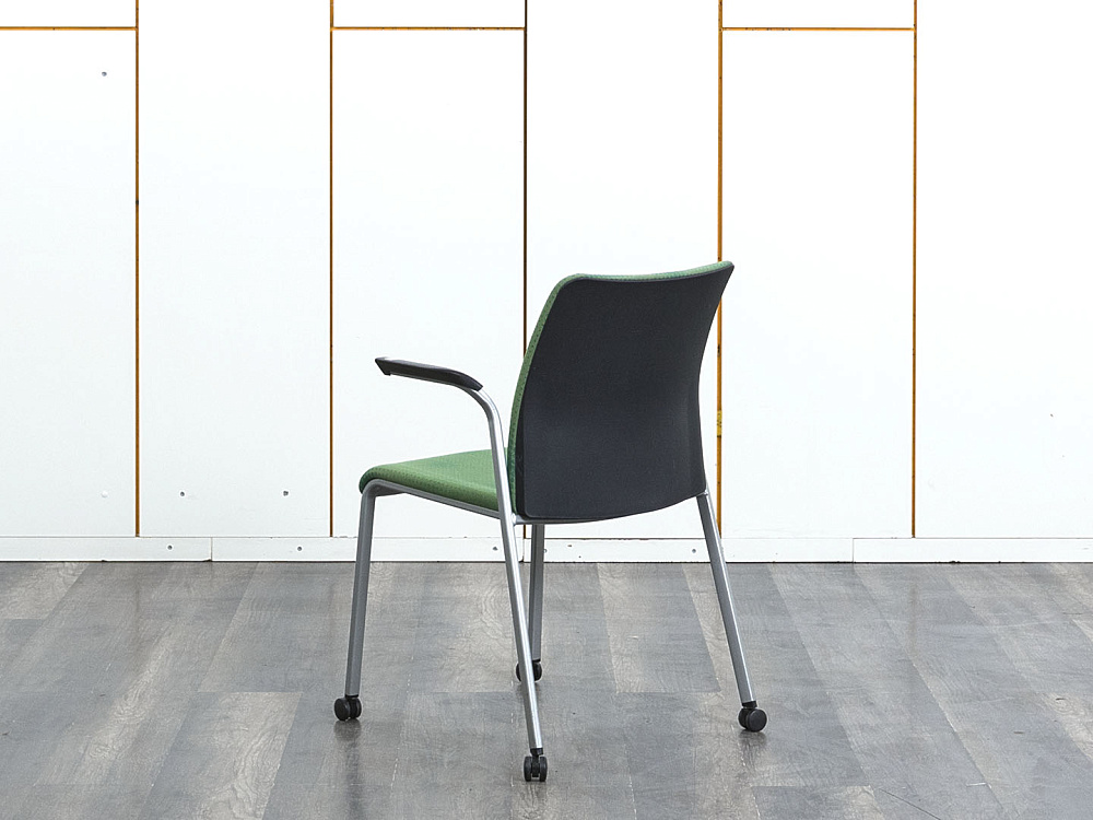 Конференц кресло для переговорной  Зеленый Ткань SteelCase   (УНТЗ-09083)