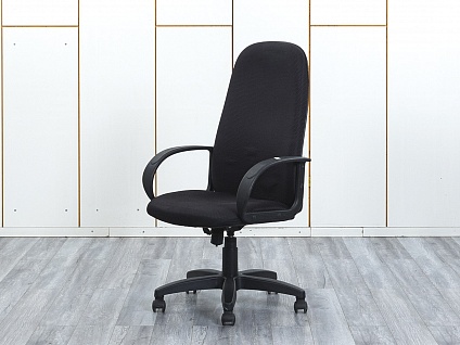 Офисное кресло руководителя   Ткань Черный   (КРТЧ-25083)