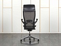 Офисное кресло руководителя  Haworth Кожа Черный Comforto  (КРКЧ-31051)