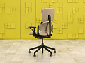 Офисное кресло руководителя на колесах Please 1 Steelcase Кожа Бежевый Германия  КРКБ-24115