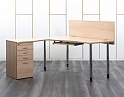 Купить Комплект офисной мебели стол с тумбой  2 300х800х730 ЛДСП Бук   (СПУВКл-17032)