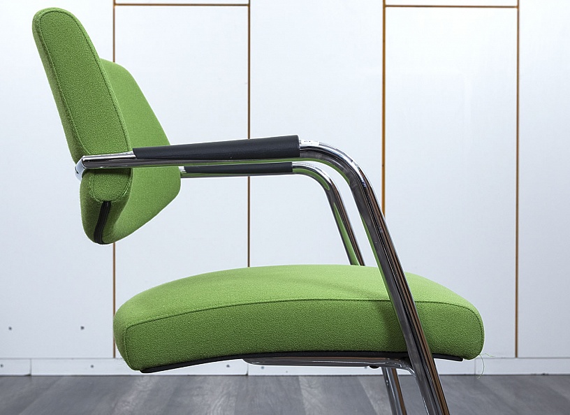 Конференц кресло для переговорной  Зеленый Ткань Sitland    (УДТЗ-30053)