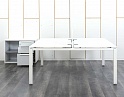 Купить Комплект офисной мебели стол с тумбой  1 800х1 650х720 ЛДСП Белый   (КОМБ1-28092)