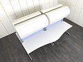 Комплект офисной мебели SteelCase 2 800х1 600х1 720 ЛДСП Серый   (КОМС-29071)