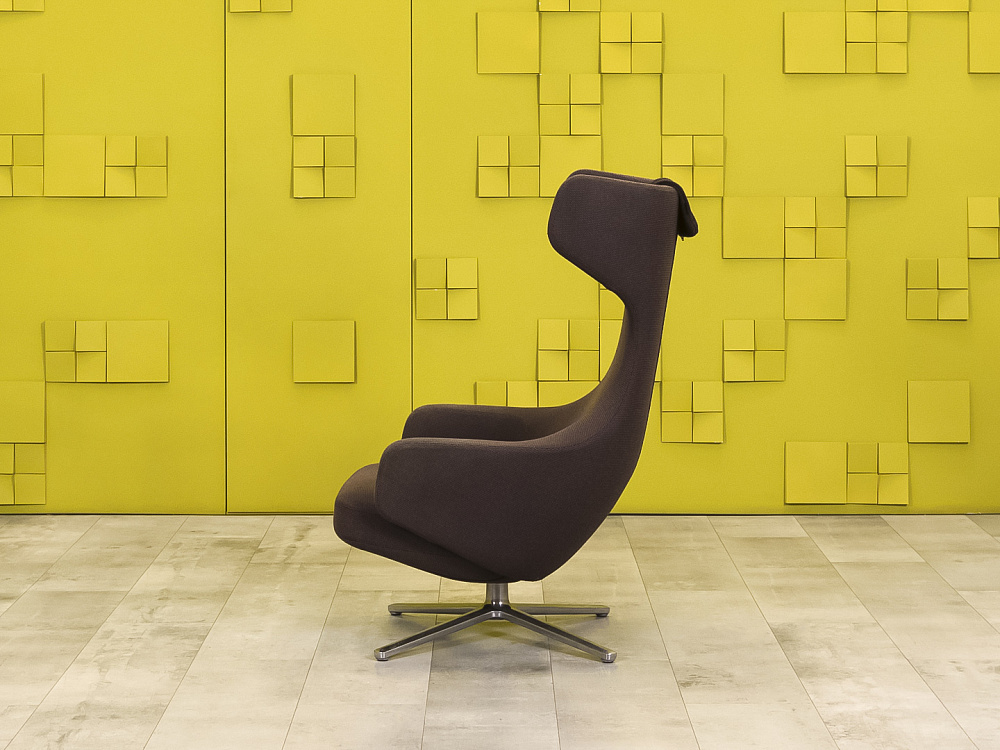 Комплект из 2-х мягких кресел Vitra Ткань Коричневый Швейцария  КНТК-24026
