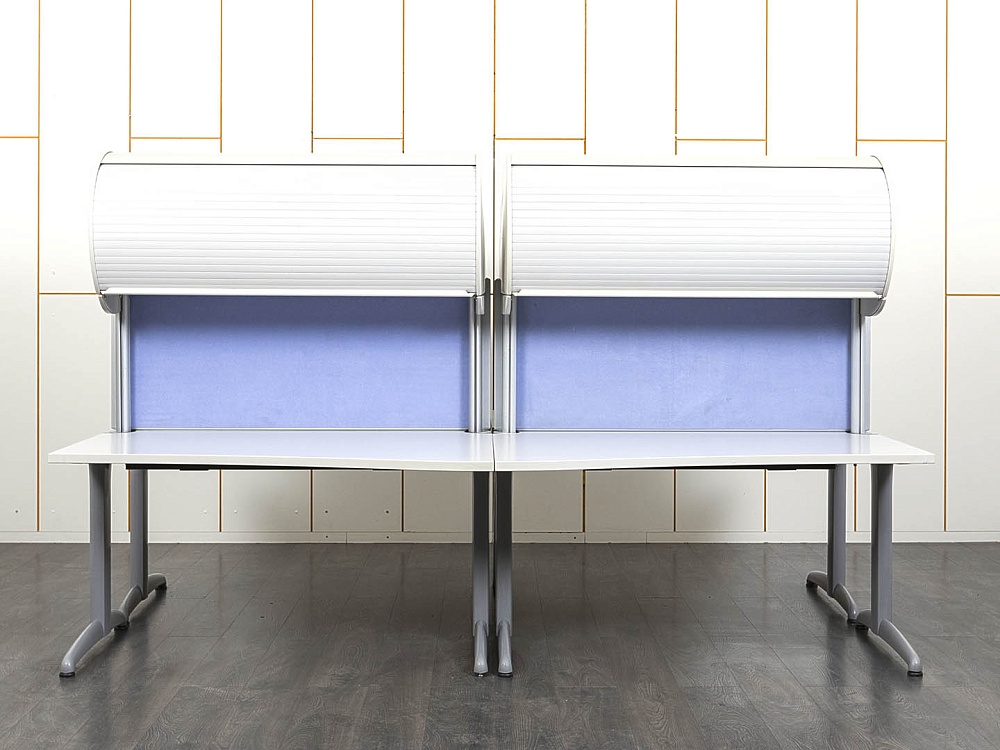 Комплект офисной мебели SteelCase 2 800х1 600х1 720 ЛДСП Серый   (КОМС-29071)