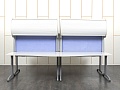 Комплект офисной мебели SteelCase 2 800х1 600х1 720 ЛДСП Серый   (КОМС-29071)