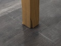 Офисный стол прямой IKEA 1 800х840х745 ЛДСП Орех   (СППХ-26093)