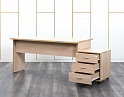 Купить Комплект офисной мебели стол с тумбой  1 500х800х750 ЛДСП Бук   (СПЭВКл-21042)
