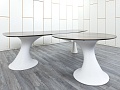 Стол для руководителя CATTELAN ITALIA 2 600х2 300х750 Мрамор Коричневый Piero De Longh  (СРОК-17094)