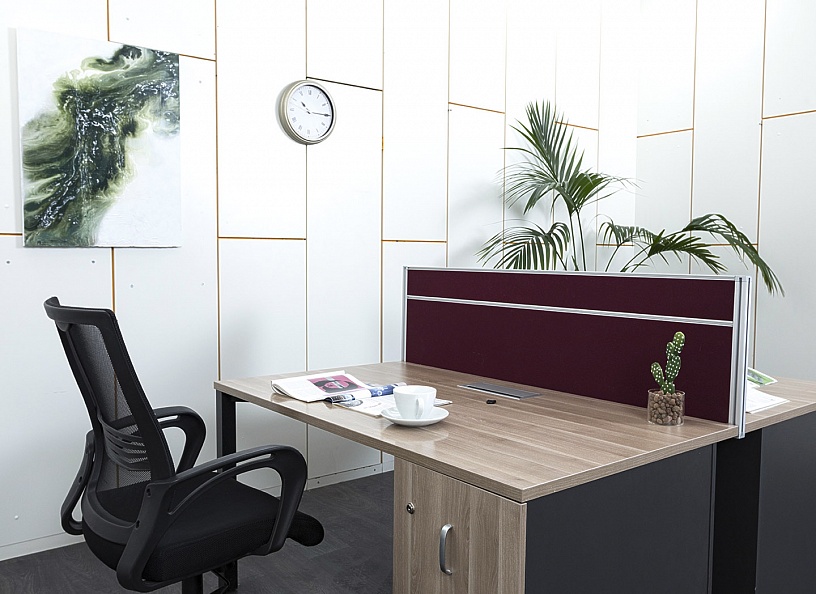 Комплект офисной мебели  1 400х800х750 ЛДСП Зебрано   (СППЗК1-04012)