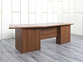Стол для руководителя  2 450х900х760 ЛДСП Орех   (СРПХ-07084уц)