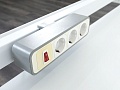 Кабинет руководителя Herman Miller 1 800х880х820 ЛДСП Белый   (КРБ-13112)