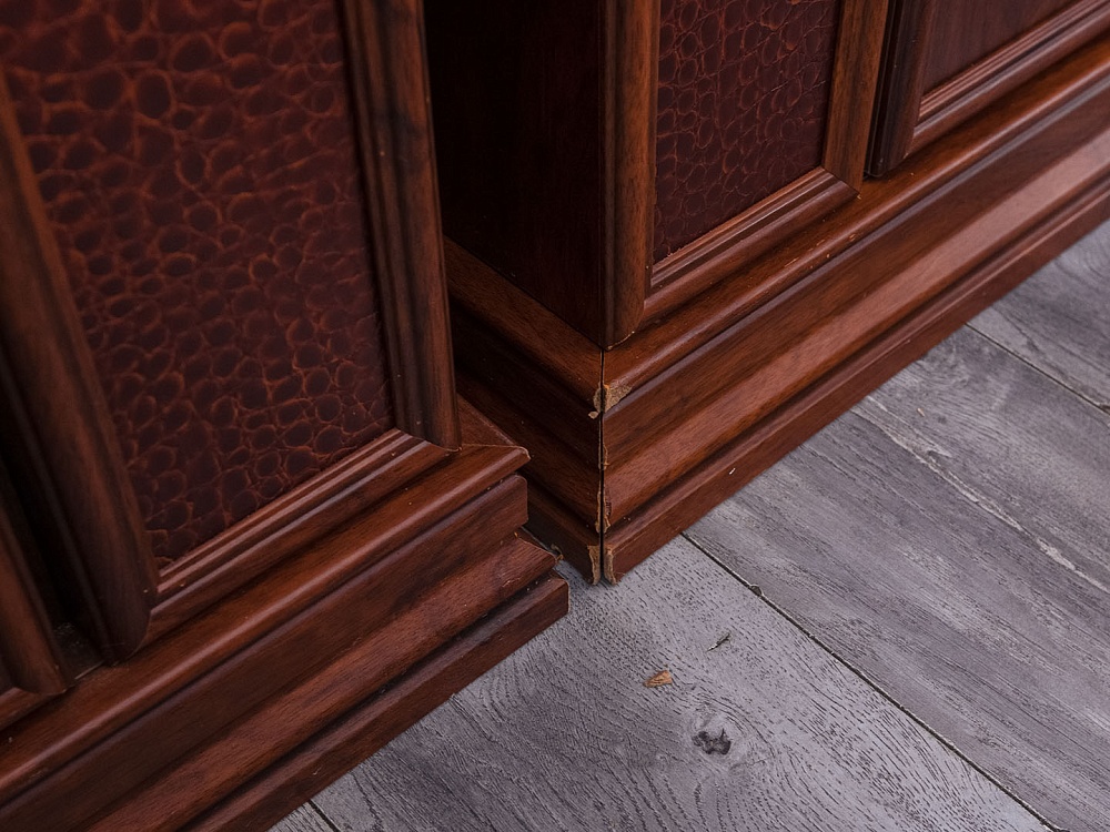 Кабинет руководителя  1 800х800х780 МДФ Вишня Porto  (КРШ-21035)