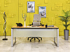 Стол для руководителя   Steelcase ЛДСП Ольха Германия  СРПЛ-30016