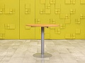 Офисный стол для переговоров Steelcase ЛДСП Ольха Германия  СГОЛ1-04026