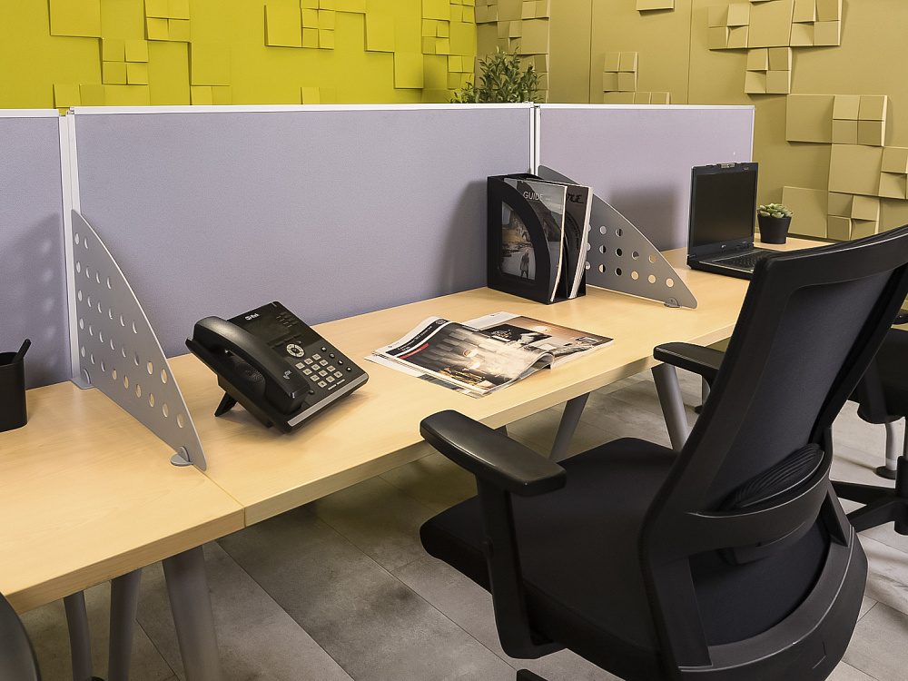 Комплект офисной мебели на 6 человек KNOLL ЛДСП Клен США  ГКВ-24076