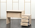 Купить Комплект офисной мебели стол с тумбой  900х720х750 ЛДСП Бук   (СППВК-24031)
