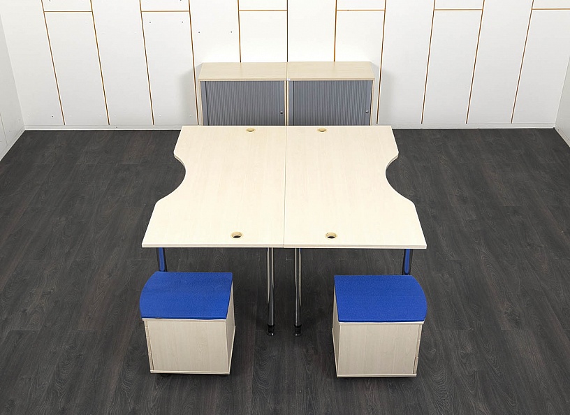 Комплект офисной мебели стол с тумбой ORGSPACE 1 500х800х750 ЛДСП Клен   (КОМВ1-15061)