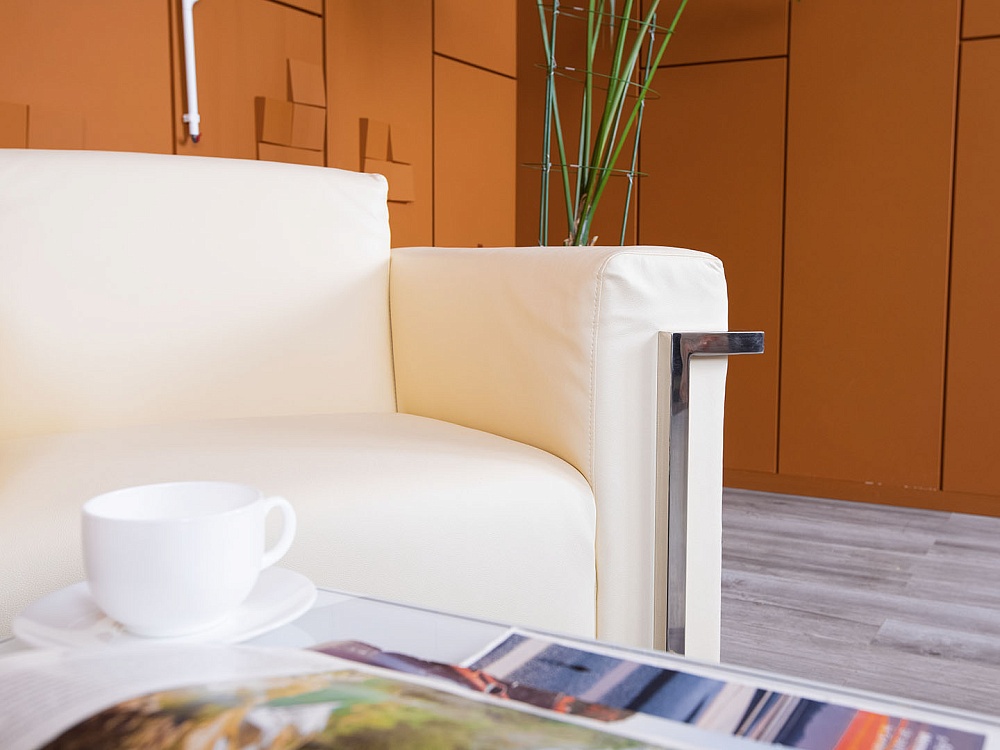 Комплект из 2-х мягких кресел Экокожа Бежевый   (КНКБК1-24025)