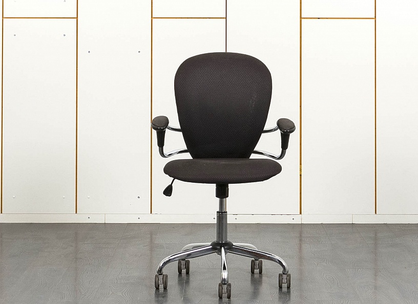 Офисное кресло для персонала   Ткань Черная   (КПТЧ-05041)