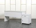 Купить Комплект офисной мебели стол с тумбой  1 400х600х760 ЛДСП Белый   (СППБК-25021)