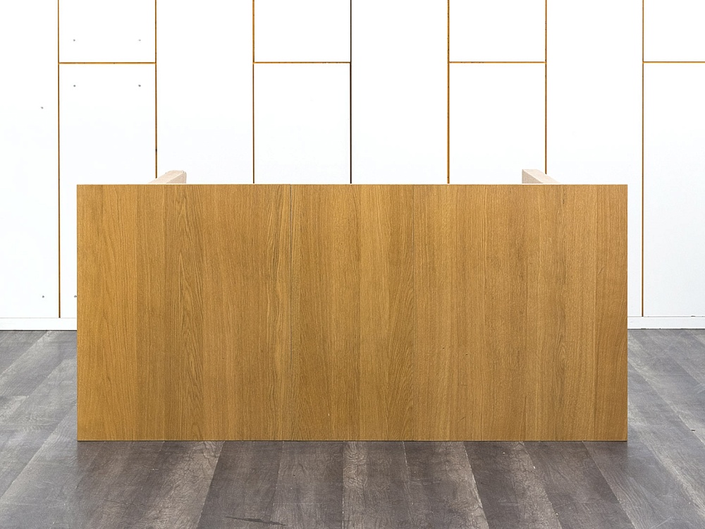 Офисный стол прямой IKEA 1 800х840х745 ЛДСП Орех   (СППХ-26093)