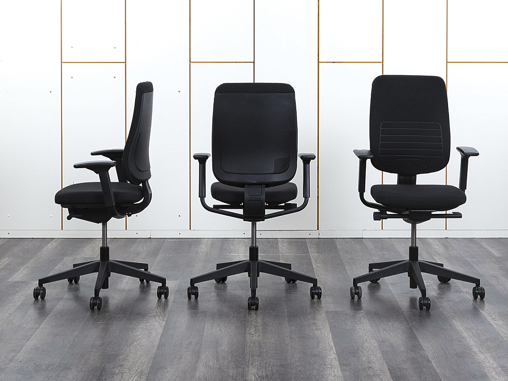 Офисное кресло для персонала  SteelCase Ткань Черный   (КПТЧ1-10072)