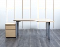 Купить Комплект офисной мебели стол с тумбой Bene 1 600х1 200х750 ЛДСП Бук   (СПУВКп-13081)