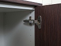Офисная тумба для оргтехники MARTEX 930х455х805 Шпон Венге HAN  (ТО2ДЕ-07104)
