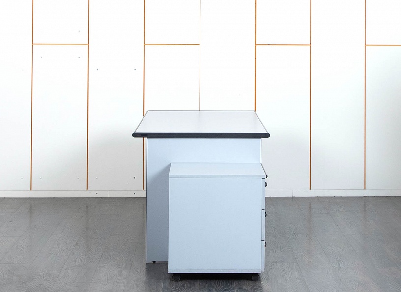Комплект офисной мебели стол с тумбой  1 400х800х750 ЛДСП Серый   (СППС1к-16120)
