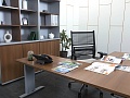 Кабинет руководителя Bene 1 800х1 800х750 Шпон Орех   (КРХ-07091)