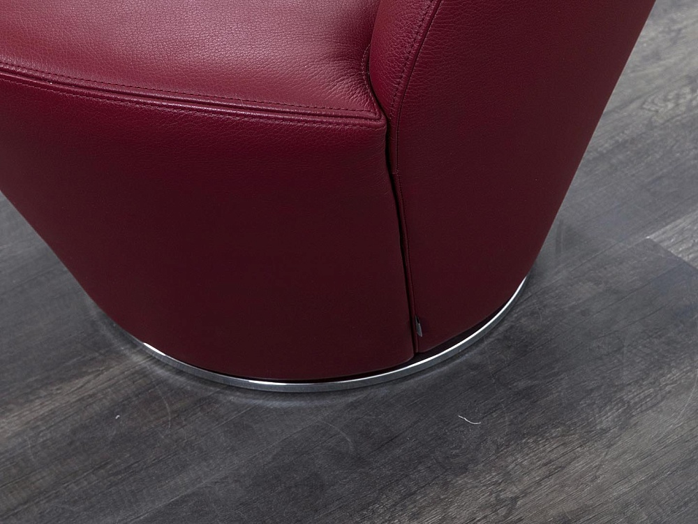 Мягкое кресло Walter Knoll Кожа Красный   (Комплект из 3-х мягких кресел ККККК-13112)