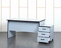 Купить Комплект офисной мебели стол с тумбой  1 400х800х750 ЛДСП Серый   (СППС1к-16120)