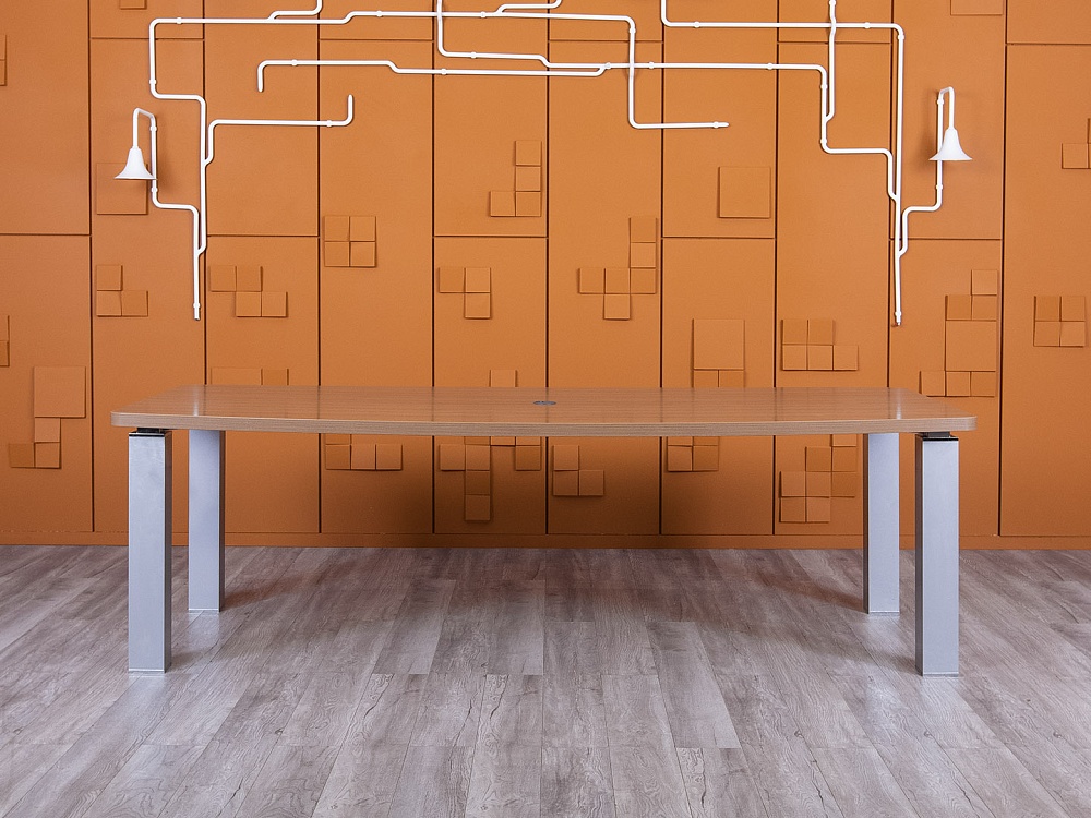 Офисный стол для переговоров  2 400х1 200х735 ЛДСП Дуб шамони   (СГПЗ-21025)