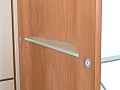 Офисный стол для переговоров  2 600х1 300х760 Стекло Прозрачный Ice  (СГОС-15014)