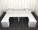 Купить Комплект офисной мебели  3 200х3 250х740 ЛДСП Белый   (КОМБ-08071)