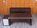 Кабинет руководителя MARTEX 1 800х800х750 Шпон Венге HAN  (КРЕ-07045)