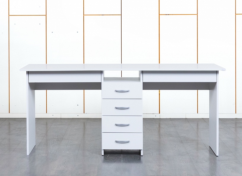 Комплект офисной мебели стол с тумбой  1 750х600х750 ЛДСП Белый   (СППБК-17110)