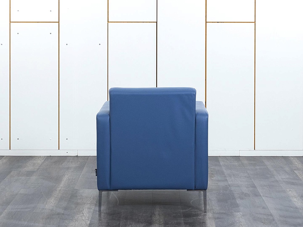 Мягкое кресло Herman Miller Кожа Синий   (Комплект из 3-х мягких кресел КНКНК1-13112)