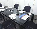 Купить Офисный стол для переговоров  2 200х900х750 Стекло Черный   (СГПЧ-14112)